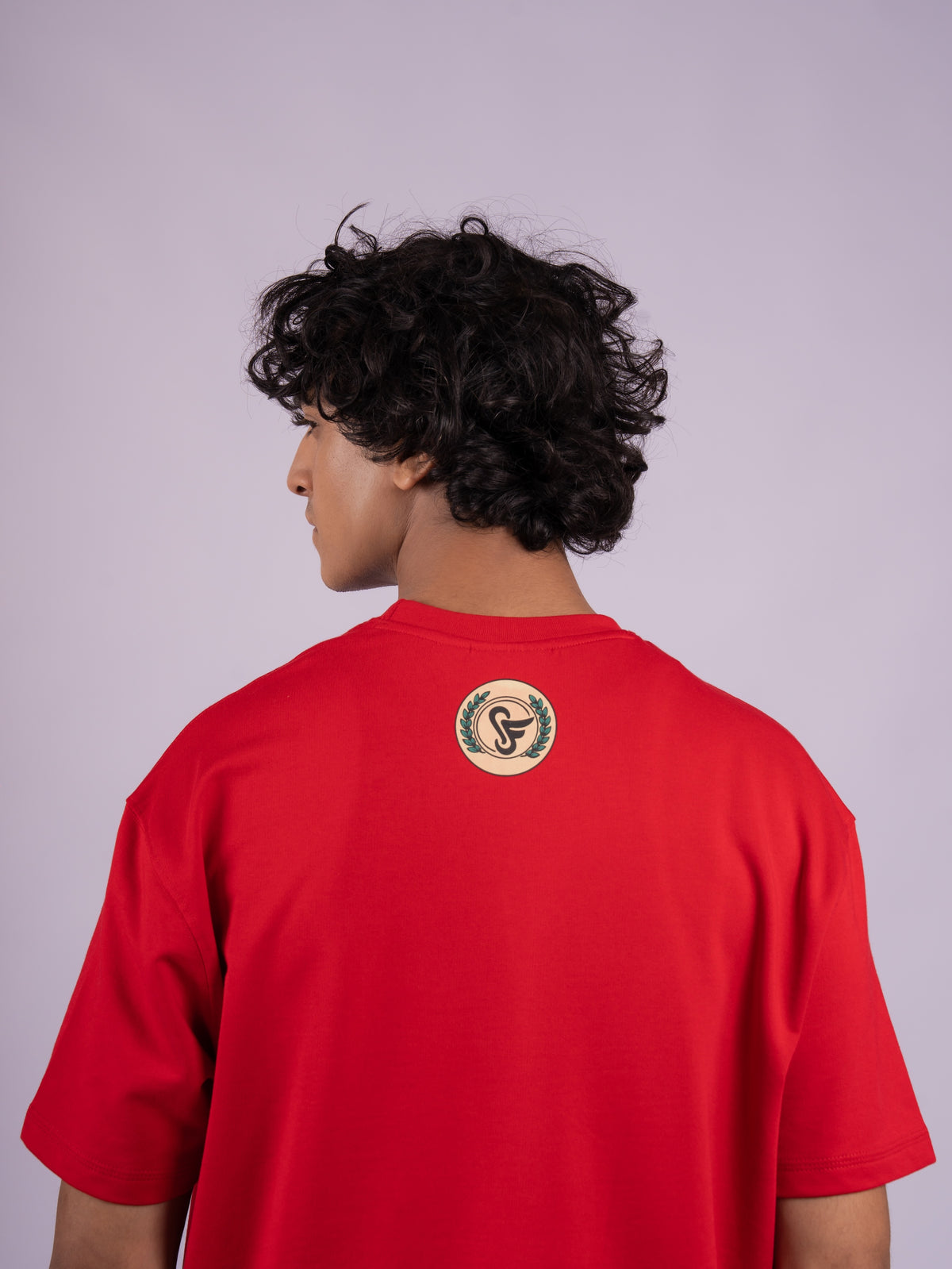 TERRY CTN ROUND NECK - RED