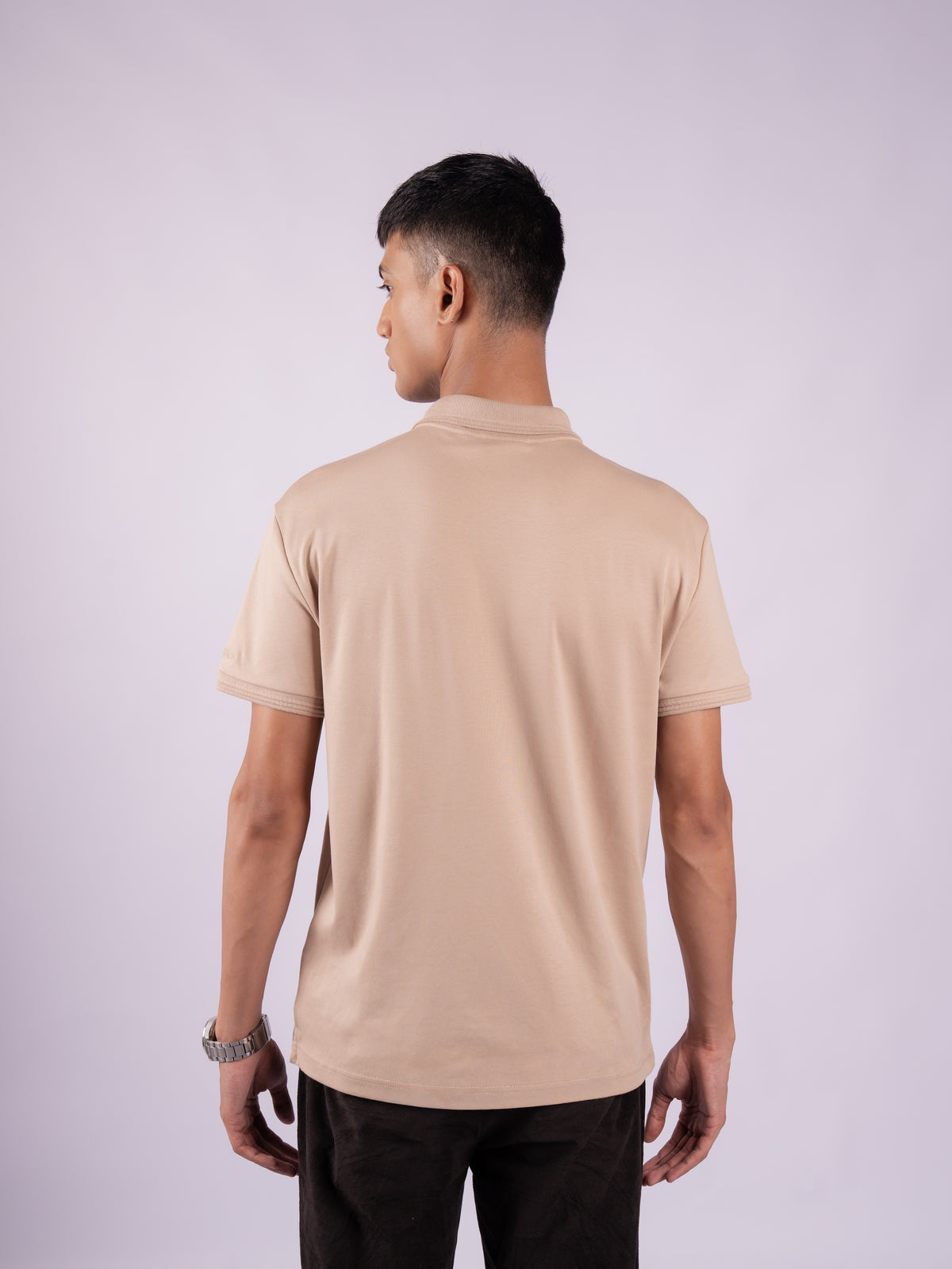 INTL MERCERIZED POLO - LATTE