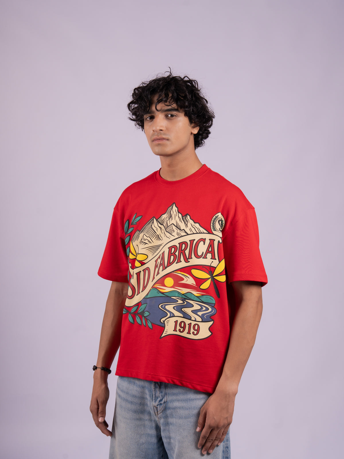 TERRY CTN ROUND NECK - RED