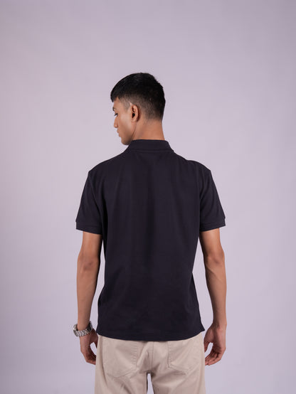 TRIPLE PK S MERCERIZED POLO - OXFORD BLUE